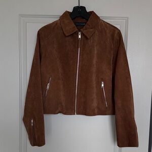 Zara Brown Leather Jacket